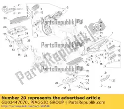 Here you can order the mat from Piaggio Group, with part number GU03447070: