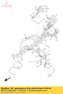 yamaha 904451800900 manguera - Lado inferior