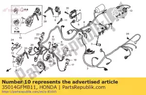 Honda 35014GFMB11 sleutel & schroef set - Onderkant