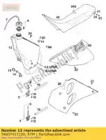 54607413100, KTM, gastank 13 liters '93 ktm  e egs exc mxc six sx 250 300 360 1994 1996 1997 2020, New