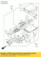 13280S024, Kawasaki, titular ksf400-a1 kawasaki kfx 400 2004 2005 2006, Novo