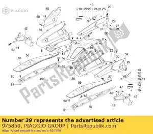 Piaggio Group 975850 proteção - Lado inferior