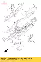 5C2F71110000, Yamaha, stand, principale yamaha yn 50 2008 2009 2010 2011 2012 2013 2014 2015 2016, Nuovo