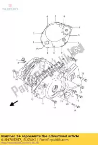 suzuki 0154705257 parafuso 5x25 - Lado inferior