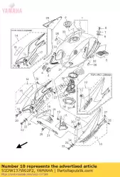 Ici, vous pouvez commander le cuillère, air 1 auprès de Yamaha , avec le numéro de pièce 51DW137W02P2: