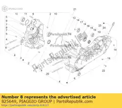 Here you can order the nozzle from Piaggio Group, with part number 825649: