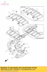 Ici, vous pouvez commander le transporteur, avant auprès de Yamaha , avec le numéro de pièce 5NDF48410100: