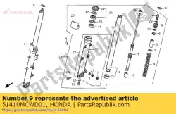 Ici, vous pouvez commander le tuyau comp., fr. Fourchette auprès de Honda , avec le numéro de pièce 51410MCWD01: