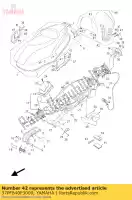 37PF840F3000, Yamaha, Gruppo schienale yamaha yp 125 250 2012, Nuovo