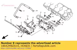 Qui puoi ordinare pipe comp., l. Aria da Honda , con numero parte 18642MBZ610: