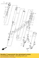 5115234E00, Suzuki, struik, gids suzuki gsx r600 r600z 600 , Nieuw