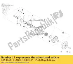 Ici, vous pouvez commander le épingle auprès de Piaggio Group , avec le numéro de pièce B014466: