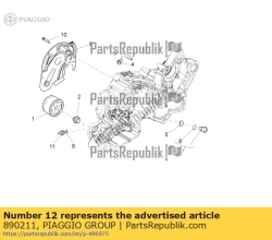 Aprilia 890211, Fairlead, OEM: Aprilia 890211