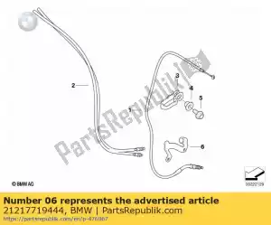 bmw 21217719444 support bearing for bowden cable - Bottom side