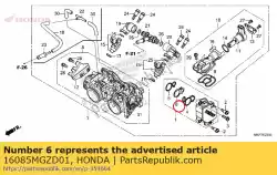 Ici, vous pouvez commander le assiette auprès de Honda , avec le numéro de pièce 16085MGZD01: