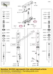 Qui puoi ordinare bullone, presa, 10x25 vn900c9fa da Kawasaki , con numero parte 921540252: