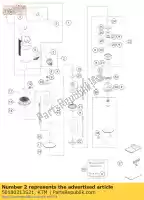 50180213S21, KTM, compressione cpl. husqvarna ktm  sx xc 125 150 250 300 350 450 2014 2015 2016, Nuovo