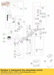 Qui puoi ordinare compressione cpl. Da KTM , con numero parte 50180213S21: