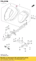 Here you can order the rubber from Suzuki, with part number 3571343H00: