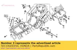 Ici, vous pouvez commander le corps, fr. Cadre auprès de Honda , avec le numéro de pièce 50110GEE050: