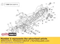 AP0932421, Piaggio Group, Ball bearing aprilia leonardo st 125 150, New