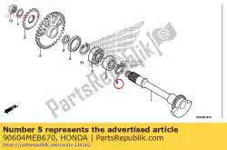 Aqui você pode pedir o anel de retenção, especial, 33 mm em Honda , com o número da peça 90604MEB670: