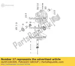 Tutaj możesz zamówić pralka od Piaggio Group , z numerem części GU95100309: