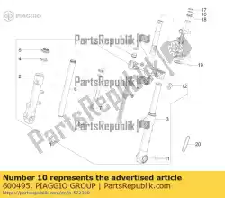 Tutaj możesz zamówić pokrywa od Piaggio Group , z numerem części 600495: