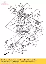 Aqui você pode pedir o placa, protetor 1 em Yamaha , com o número da peça 1FK1465R0000: