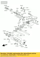 13140S016, Kawasaki, fork-shift lv1000-a1h kawasaki klv 1000 2004 2005, Nieuw