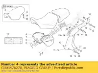 GU03476270, Piaggio Group, r.h. pokrywa boczna niebieska moto-guzzi california ev pi cat 1100 2003, Nowy