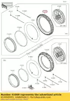 410090555, Kawasaki, pneumatico, fr, 70 / 100-19, mx51f (kx85d kawasaki  kx 85 2014 2015 2016 2017 2018 2019 2020, Nuovo