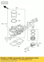 110091640, Kawasaki, gasket,cylinder base ex500-a1 kawasaki en er gpz kle ltd 450 500 1985 1986 1987 1988 1989 1990 1991 1992 1993 1994 1995 1996 1997 1998 1999 2000 2001 2002 2003 2004 2005 2006 2007, New