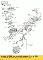 140910966, Kawasaki, copertura, testa, dentro kawasaki vn voyager custom k classic e d b c f tourer a abs vulcan lt g vn1700 1700 nomad , Nuovo