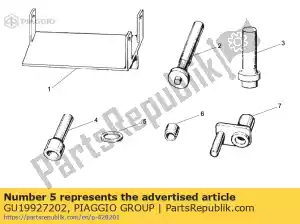 Piaggio Group GU19927202 entretoise pour install.of ring - La partie au fond