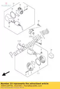 suzuki 3564126F00 support, arrière tu - La partie au fond