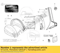 673234, Piaggio Group, Etykieta ?px125? vespa px vespa px zapm74100, zapm74101 125 2011 2016 2017 2018, Nowy