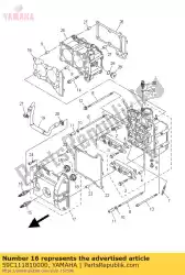 Here you can order the gasket, cylinder head 1 from Yamaha, with part number 59C111810000: