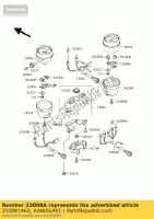 230081460, Kawasaki, socket-assy, ??speedomet zr550-b2 kawasaki eliminator zephyr 550 600 750 1991 1992 1993 1994 1995 1996 1997 1998, Novo