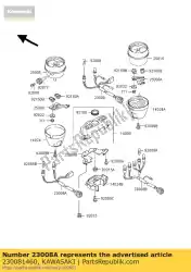 Here you can order the socket-assy,speedomet zr550-b2 from Kawasaki, with part number 230081460: