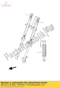 yamaha 4ES22212F000 primavera (k = 5,0) - Lado inferior