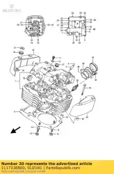 Qui puoi ordinare tappo, cilindro lui da Suzuki , con numero parte 1117338B00: