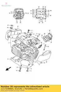 Suzuki 1117338B00 tappo, cilindro lui - Il fondo