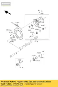 kawasaki 920571410 corrente, unidade, did520vl2 klx650-a - Lado inferior