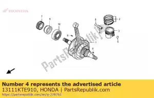 Honda 13111KTE910 axe, piston - La partie au fond