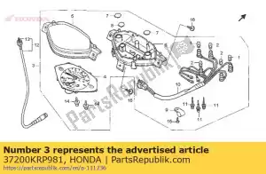 Honda 37200KRP981 tachimetro assy. (kph) - Il fondo