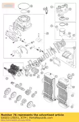 Qui puoi ordinare ingranaggio folle 3a marcia 29-t da KTM , con numero parte SXS01125051: