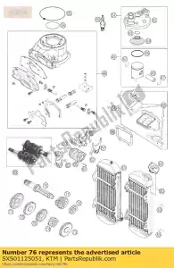 ktm SXS01125051 ingranaggio folle 3a marcia 29-t - Il fondo