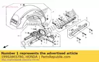 19902865780, Honda, doorvoer a, zijafdekking honda (b) (j) type 2 japan hc06-100 (n) 1993 (p) spain cg fwd (d) nsr nsr mini hrc japan pa mb5 (z) netherlands r (g) japan mc16-100 r (v) portugal s (p) netherlands / bel sd (f) germany vfr vt 50 75 80 125 250 400 750 1979 1981 1983 1985 1986 1988 1989 1, Nieuw