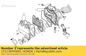 Honda 17213KPH900 joint, couvercle air / c - La partie au fond